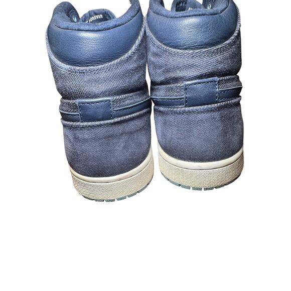 Nike Air Jordan 1 High – Retro Family Forever Navy Canvas – Used No Box Men 11